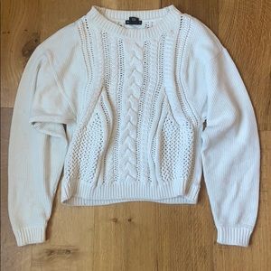 Club Monaco White Sweater